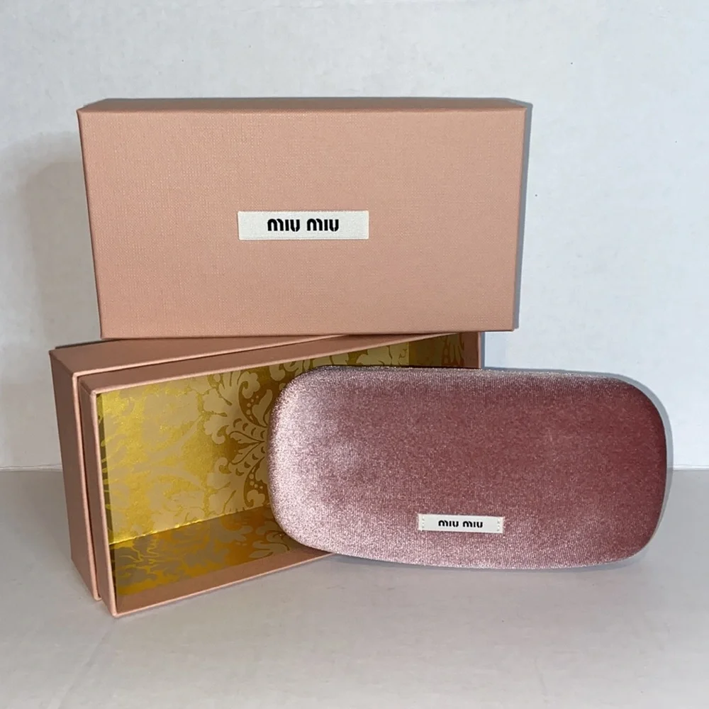 Designer NEW IN BOX - MIU MIU MU 50SS Round Wire Rim Designer Sunglasses, Gold